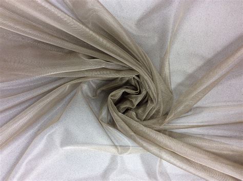 Semi Sheer Fabric Gold 